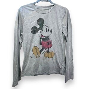 Disney Parks Mickey distressed long sleeve